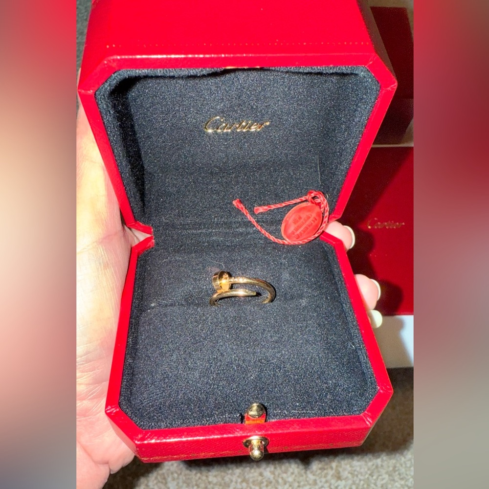 ( Sold) Cartier JUSTE UN CLOU RING, SMALL MODEL
Yellow gold